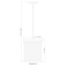 Z-Lite Carnaby Pendant, 3-Light, 10 In.W x 12 In.H, Matte Black/Clear Ribbed 7504P10-MB - alternate 8